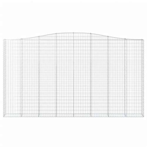 Lučne gabionske košare 2 kom 400x30x220/240cm pocinčano željezo - 400 x 30 x 220/240 cm 2 Cijena
