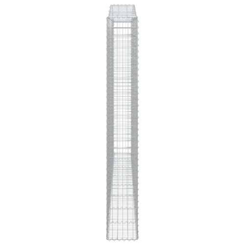 Lučne gabionske košare 2 kom 400x30x220/240cm pocinčano željezo - 400 x 30 x 220/240 cm 2 Cijena