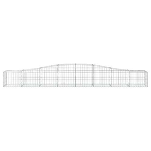 Lučne gabionske košare 4 kom 400x50x40/60 cm pocinčano željezo - 400 x 50 x 40/60 cm 4 Cijena