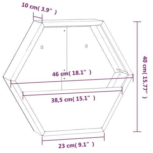 Zidne sadilice 2 kom boja hrđe od čelika COR-TEN 46x10x40 cm - 46 x 10 x 40 cm 2 Cijena