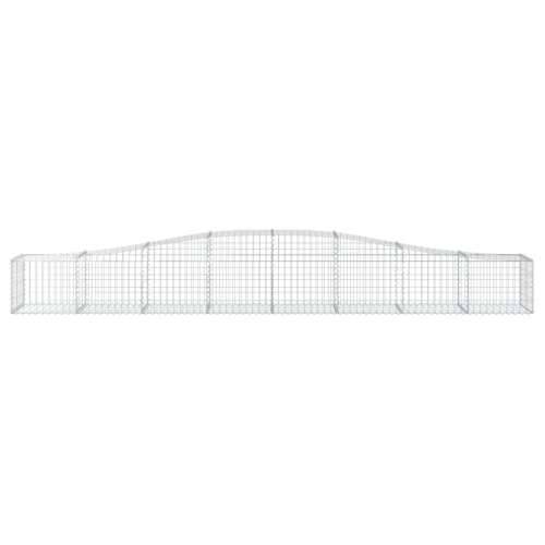 Lučne gabionske košare 6 kom 400x50x40/60 cm pocinčano željezo - 400 x 50 x 40/60 cm 6 Cijena