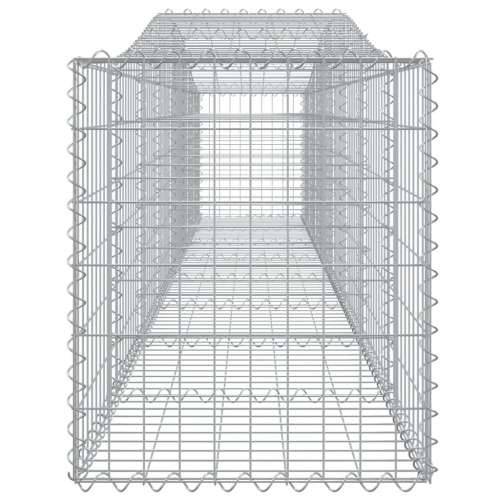 Lučne gabionske košare 4 kom 400x50x60/80 cm pocinčano željezo Cijena