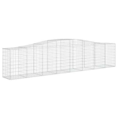 Lučne gabionske košare 9 kom 400x50x80/100 cm pocinčano željezo - 400 x 50 x 80/100 cm 9 Cijena