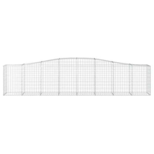 Lučne gabionske košare 9 kom 400x50x80/100 cm pocinčano željezo - 400 x 50 x 80/100 cm 9 Cijena