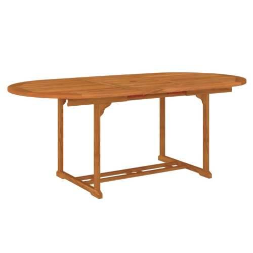 Vrtni stol 200 x 100 x 75 cm od masivnog drva eukaliptusa Cijena