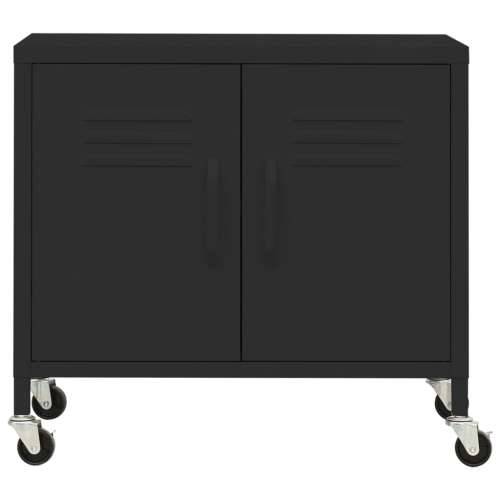 Ormarić za pohranu crni 60 x 35 x 56 cm čelični - Crna 1 Cijena