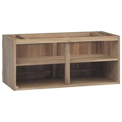 Zidni kupaonski ormarić 90x39x40 cm od masivne tikovine - 90 x 39 x 40 cm 1 Cijena