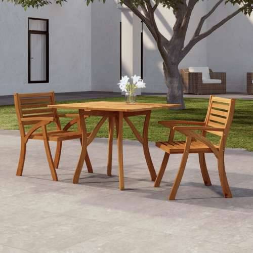Vrtni stol 85x85x75 cm od masivnog bagremovog drva - 85 x 85 x 75 cm 1 Četvrtasto Cijena
