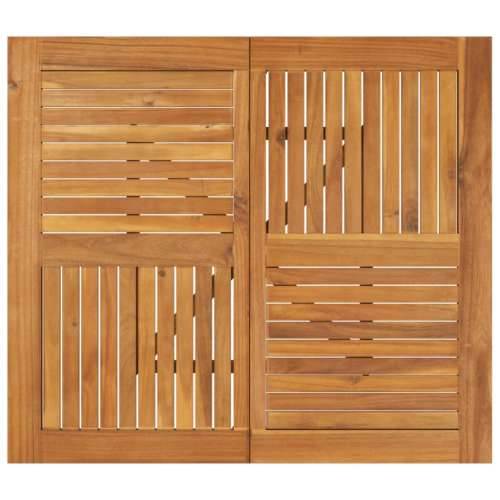 Vrtni stol 85x85x75 cm od masivnog bagremovog drva - 85 x 85 x 75 cm 1 Četvrtasto Cijena