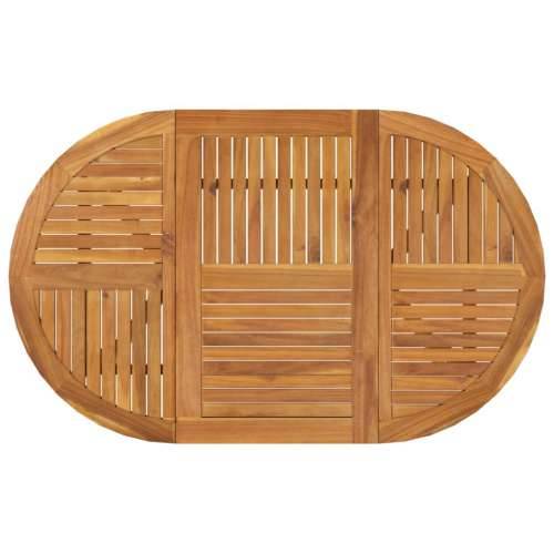 Vrtni stol 150x90x75 cm od masivnog bagremovog drva - 150 x 90 x 75 cm 1 Ovalno Cijena