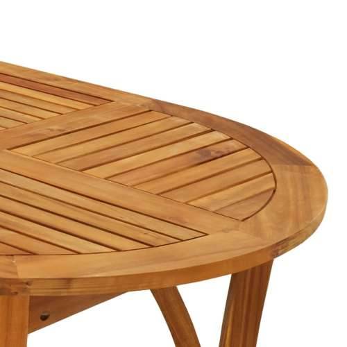 Vrtni stol 150x90x75 cm od masivnog bagremovog drva - 150 x 90 x 75 cm 1 Ovalno Cijena