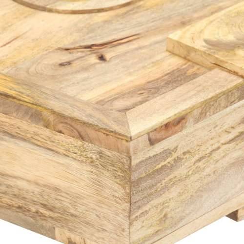 Stolić za kavu u stilu kazete 100x52x45 cm masivno drvo manga Cijena