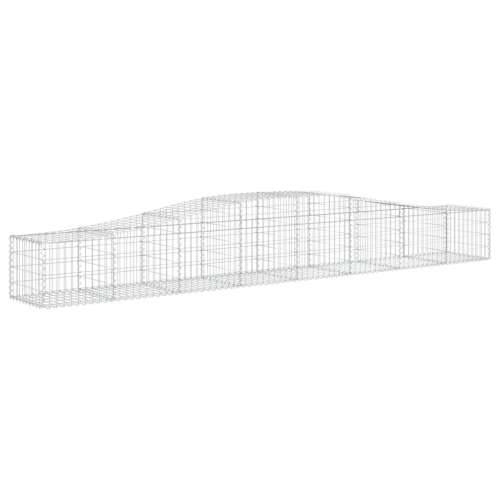 Lučne gabionske košare 8 kom 400x50x40/60 cm pocinčano željezo - 400 x 50 x 40/60 cm 8 Cijena