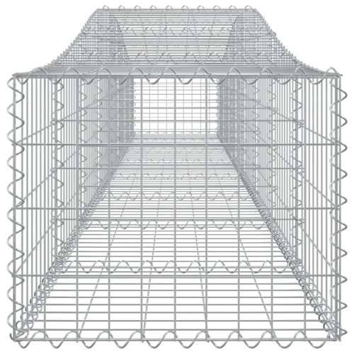 Lučne gabionske košare 8 kom 400x50x40/60 cm pocinčano željezo - 400 x 50 x 40/60 cm 8 Cijena