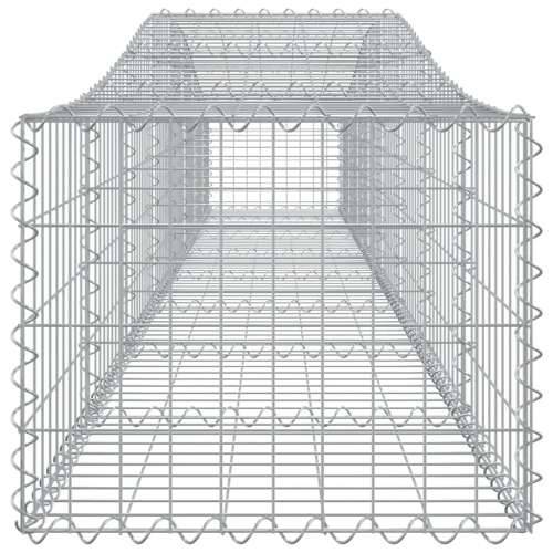 Lučne gabionske košare 8 kom 400x50x40/60 cm pocinčano željezo Cijena