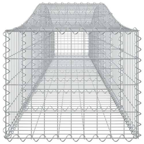 Lučne gabionske košare 10 kom 400x50x40/60 cm pocinčano željezo - 400 x 50 x 40/60 cm 10 Cijena