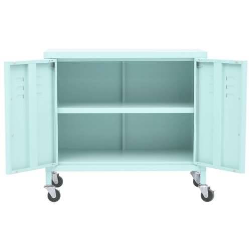 Ormarić za pohranu boja mente 60 x 35 x 56 cm čelični - Menta 1 Cijena