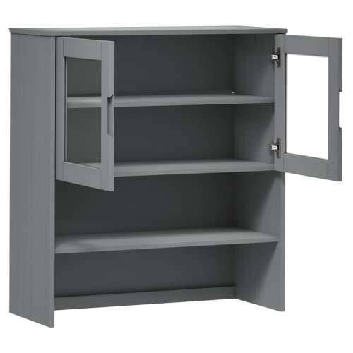 Gornji element za komodu MOLDE sivi 90x35x100 cm od borovine - Siva 1 Cijena