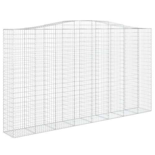 Gabion - Gabion ograde - Gabionska košara s lukom 400x50x220/240 cm pocinčano željezo - 400 x 50 x 220/240 cm 1 Cijena