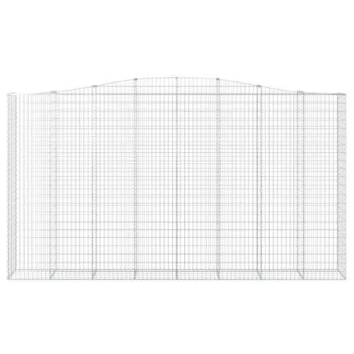 Gabion - Gabion ograde - Gabionska košara s lukom 400x50x220/240 cm pocinčano željezo - 400 x 50 x 220/240 cm 1 Cijena