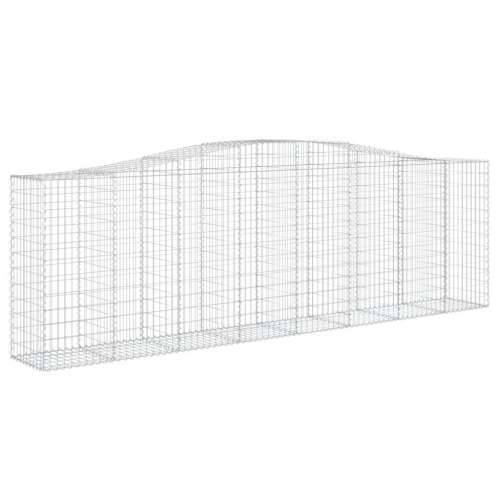 Lučne gabionske košare 2 kom 400x50x120/140cm pocinčano željezo - 400 x 50 x 120/140 cm 2 Cijena