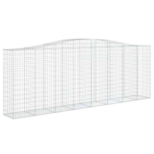 Lučne gabionske košare 6 kom 400x50x140/160cm pocinčano željezo - 400 x 50 x 140/160 cm 6 Cijena