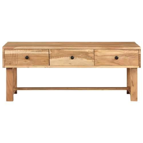 Stolić za kavu 100 x 50 x 40 cm od masivnog drva bagrema Cijena