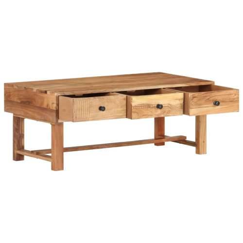 Stolić za kavu 100 x 50 x 40 cm od masivnog drva bagrema Cijena