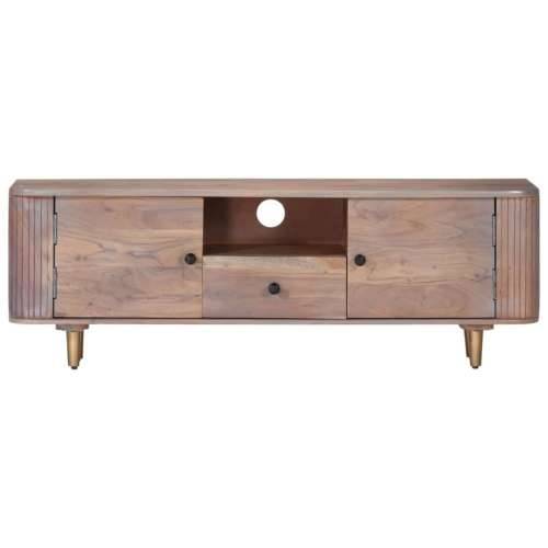 TV ormarić 118 x 30 x 40 cm od masivnog drva bagrema Cijena