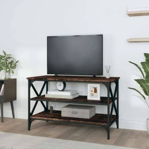 TV ormarić dimljeni hrast 80x40x50 cm konstruirano drvo - Dimljeni hrast 80 x 40 x 50 cm 1 Cijena