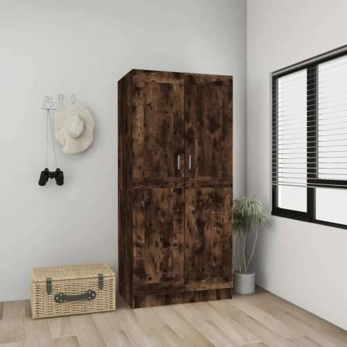 Ormar boja dimljenog hrasta 82,5x51,5x180 cm konstruirano drvo - Dimljeni hrast 1 Cijena