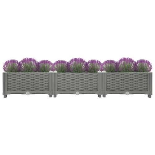 Povišena gredica 120x40x23 cm od polipropilena - Svjetlosiva 120 x 40 x 23 cm 1 Cijena
