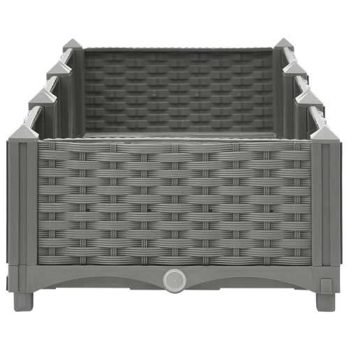 Povišena gredica 120x40x23 cm od polipropilena - Svjetlosiva 120 x 40 x 23 cm 1 Cijena