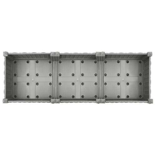 Povišena gredica 120x40x23 cm od polipropilena - Svjetlosiva 120 x 40 x 23 cm 1 Cijena