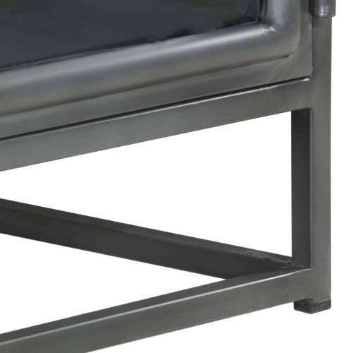 Stolić za kavu sivi 90 x 50 x 35 cm od masivnog bagremovog drva Cijena