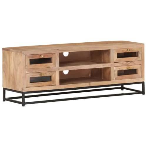 TV ormarić 110 x 30 x 40 cm od masivnog bagremovog drva Cijena