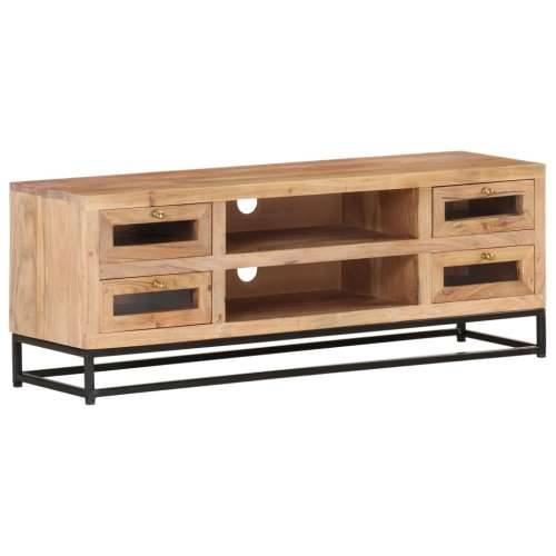 TV ormarić 110 x 30 x 40 cm od masivnog bagremovog drva Cijena