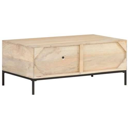 Stolić za kavu 90x50x37 cm masivno drvo manga i prirodna trska Cijena