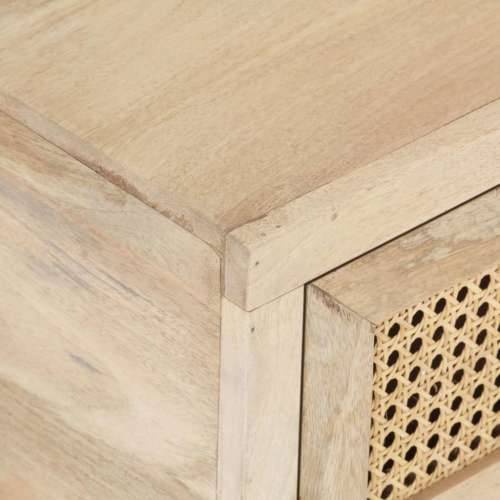 Stolić za kavu 90x50x37 cm masivno drvo manga i prirodna trska Cijena