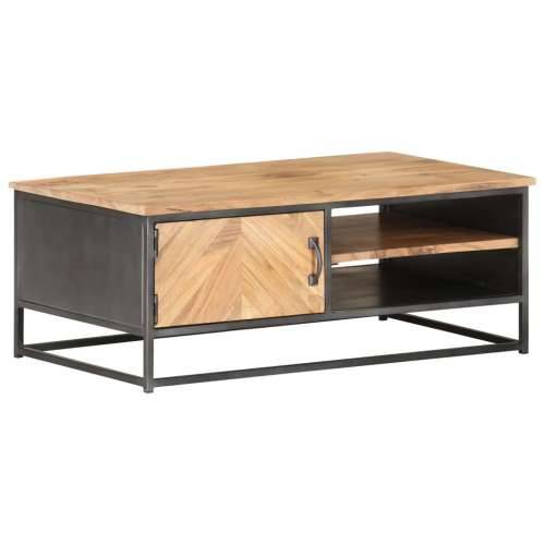 Stolić za kavu 90 x 50 x 35 cm od masivnog bagremovog drva Cijena