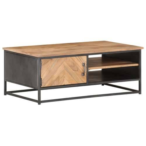 Stolić za kavu 90 x 50 x 35 cm od masivnog bagremovog drva Cijena