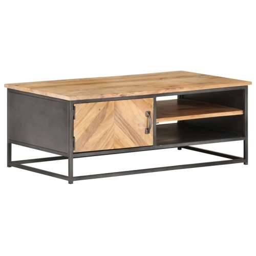 Stolić za kavu 90 x 50 x 35 cm od masivnog bagremovog drva Cijena