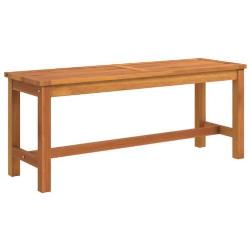 Vrtna klupa 110 x 35 x 45 cm od masivnog bagremovog drva - 1 110 cm Cijena