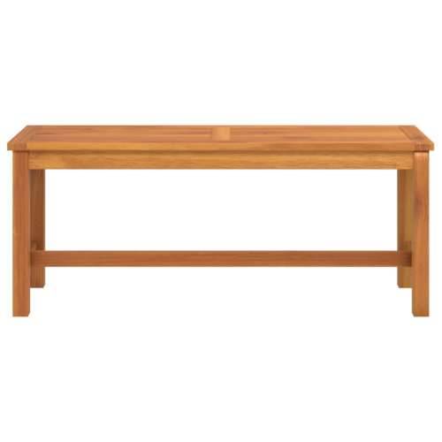 Vrtna klupa 110 x 35 x 45 cm od masivnog bagremovog drva - 1 110 cm Cijena