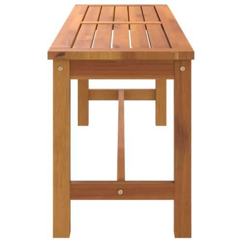 Vrtna klupa 110 x 35 x 45 cm od masivnog bagremovog drva - 1 110 cm Cijena