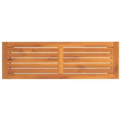 Vrtna klupa 110 x 35 x 45 cm od masivnog bagremovog drva - 1 110 cm Cijena