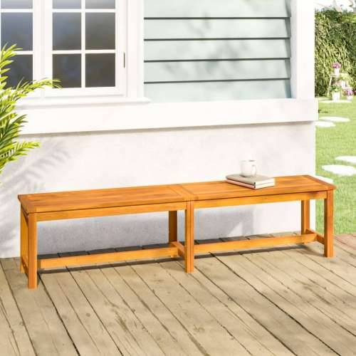 Vrtna klupa 180 x 35 x 45 cm od masivnog bagremovog drva - 1 180 cm Cijena