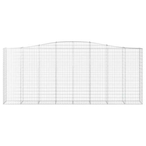 Lučne gabionske košare 4 kom 400x50x160/180cm pocinčano željezo - 400 x 50 x 160/180 cm 4 Cijena