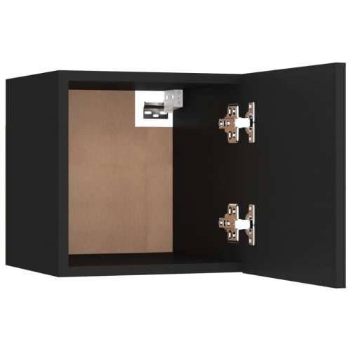 5-dijelni set TV ormarića crni od konstruiranog drva - Crna 5 80 cm Cijena