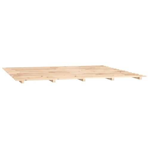Okvir za krevet 160x200 cm od masivne borovine - Prirodna 160 x 200 cm Cijena